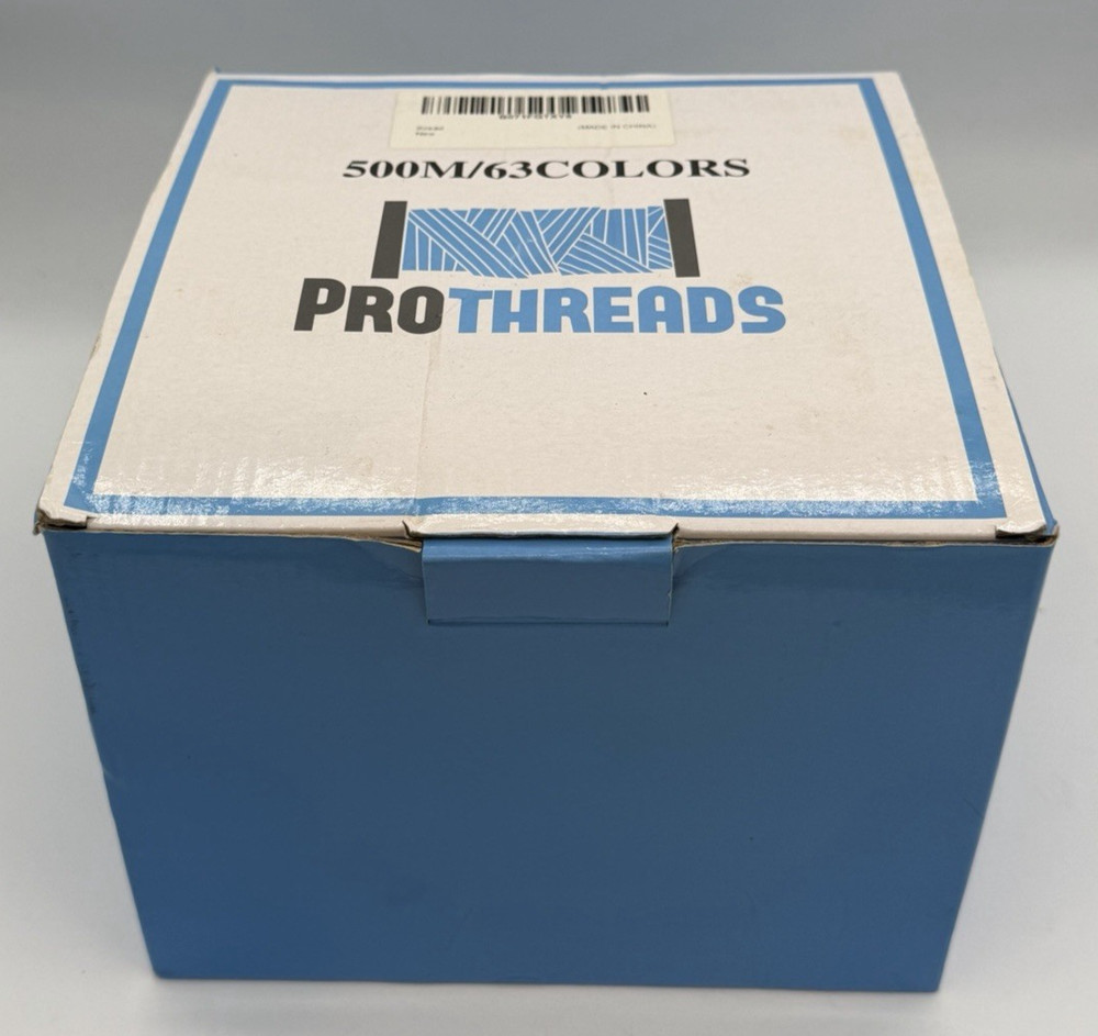63 Colors Prothreads for Brother Polyester Embroidery Machine Thread Kit 500M