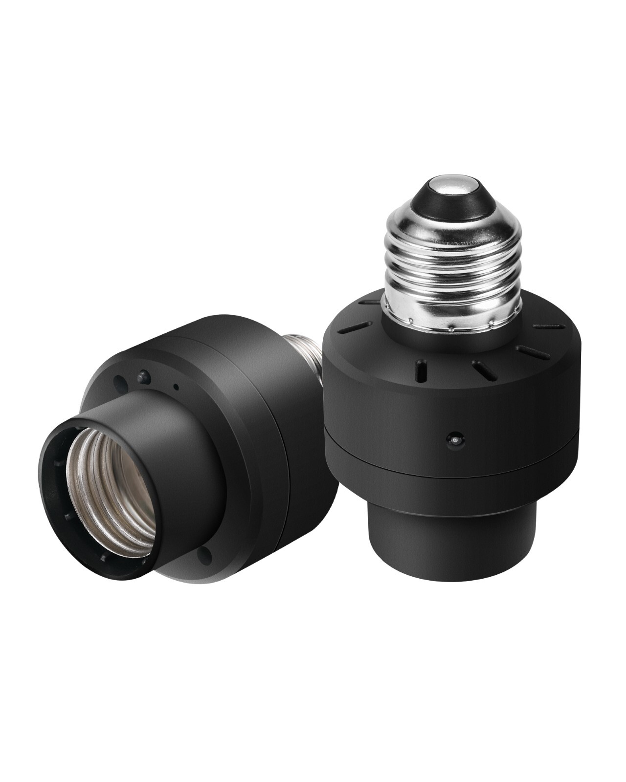 DEWENWILS 2 Pack Dusk to Dawn Light Sensor Socket with Timer Indoor/Outdoor E26