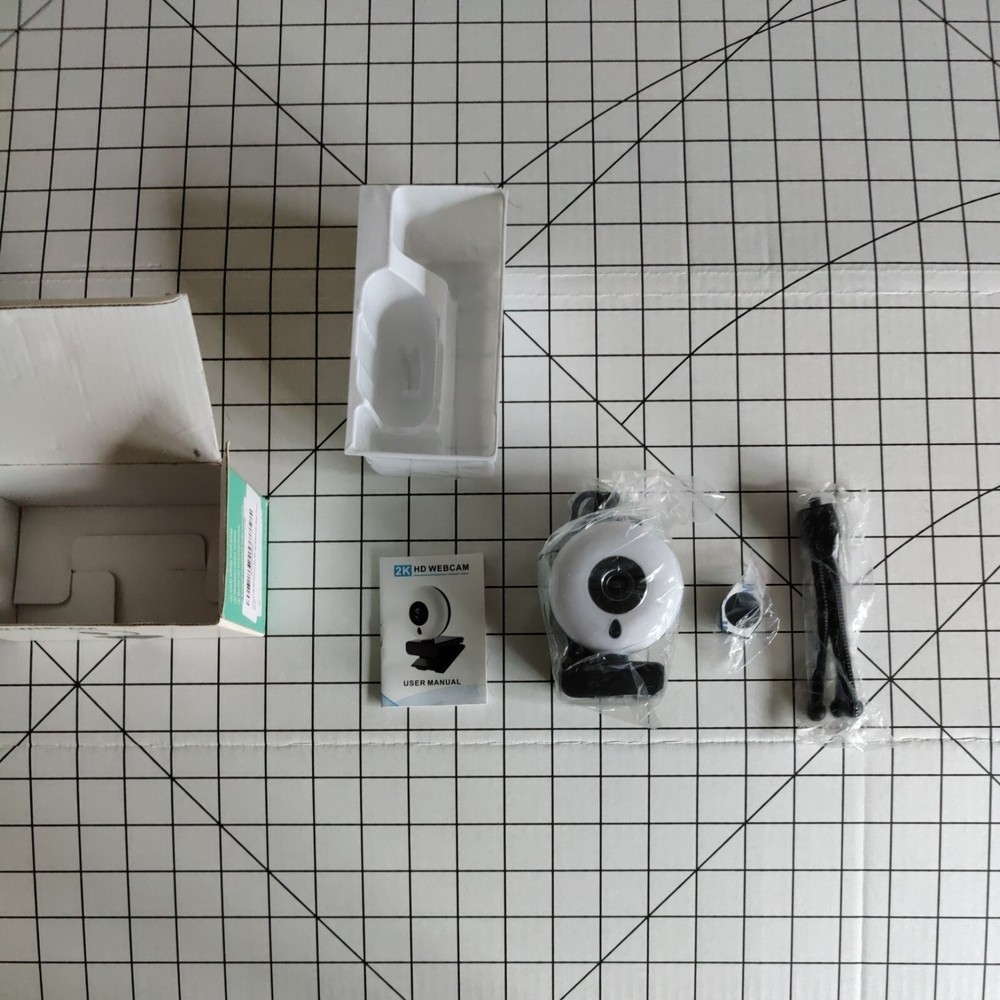 Webcam with Microphone for Desktop, 1080P HD Streaming Webcam Plug and Play, PC