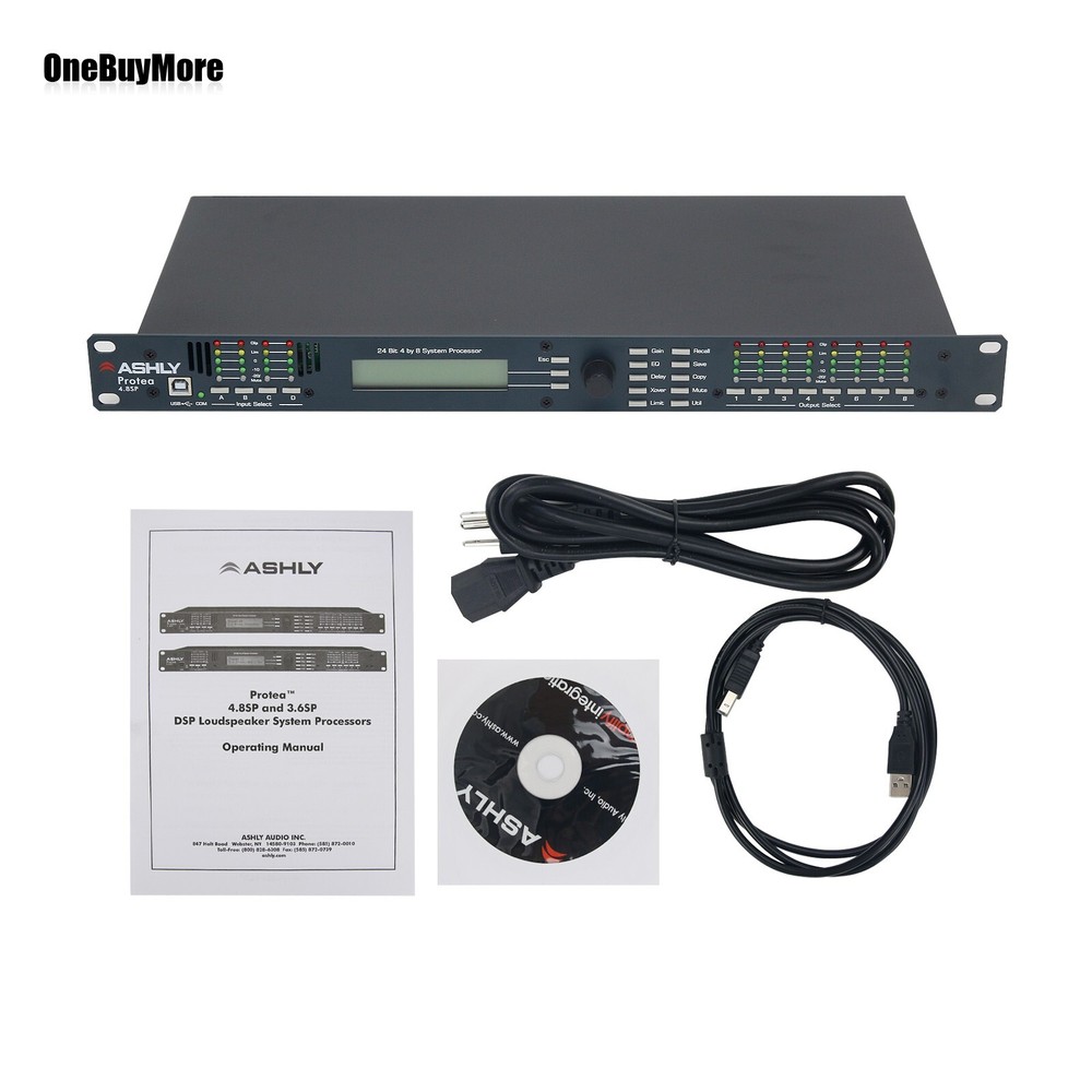 4.8SP DSP Digital Audio Processor Software 4 In 8 Out Profession Sound System US
