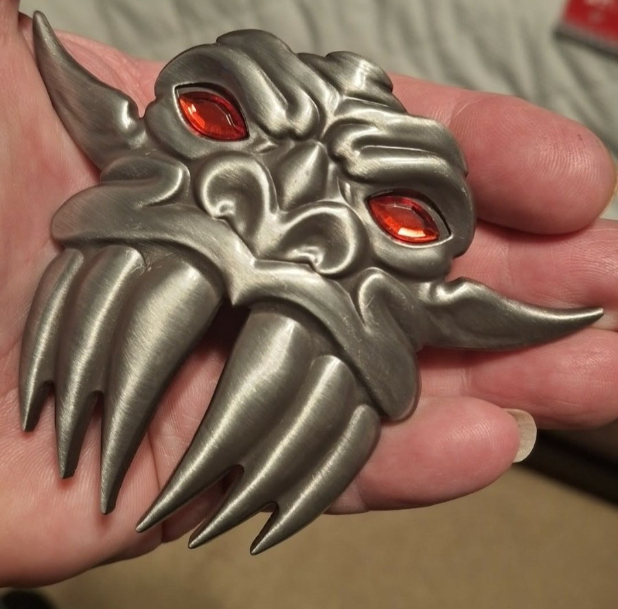 Dragon/Demon Belt Buckle Antique