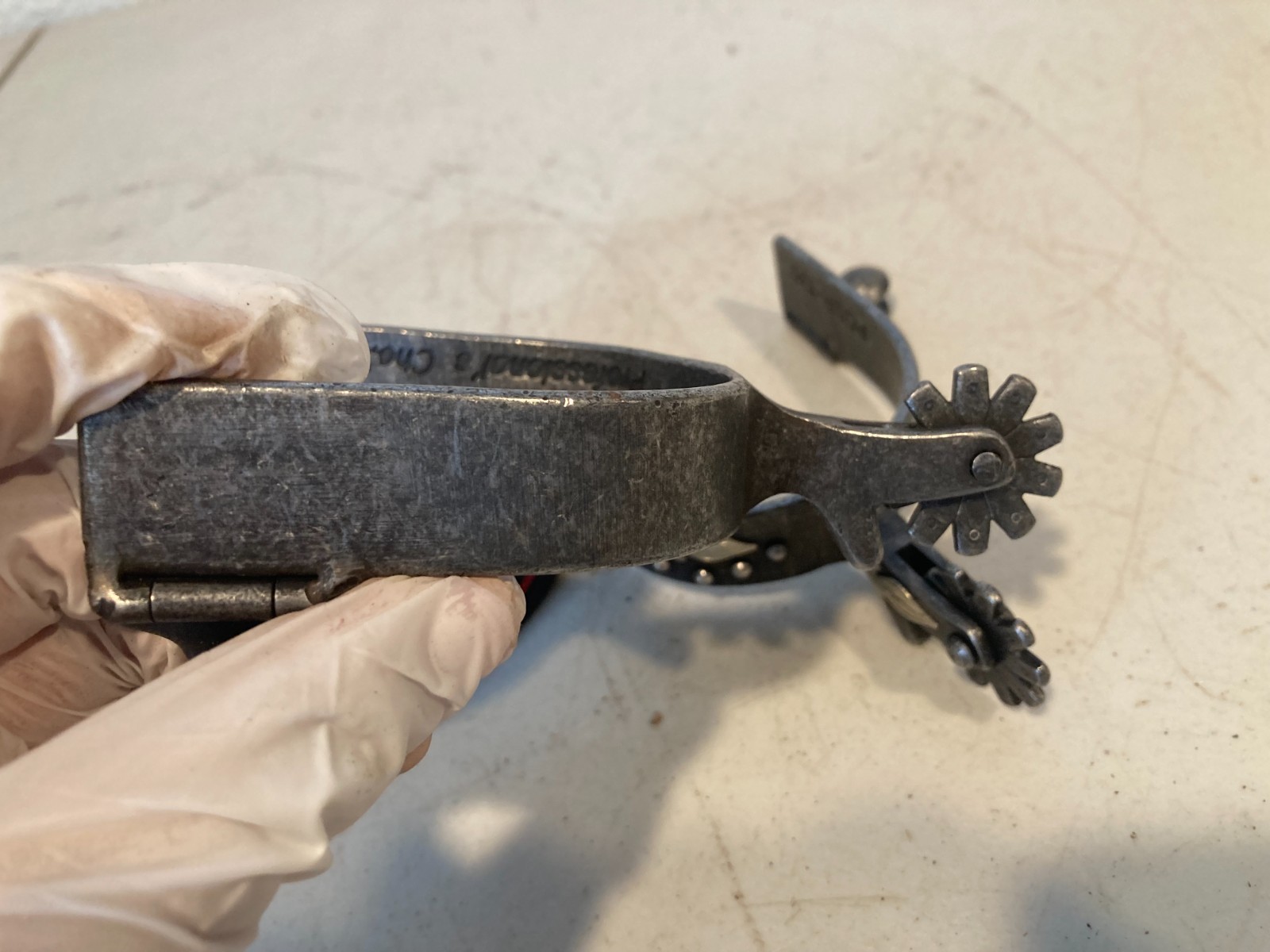 Professional's Choice Lady Floral Silver Mounted Western Show Spurs ~ PCSP-130