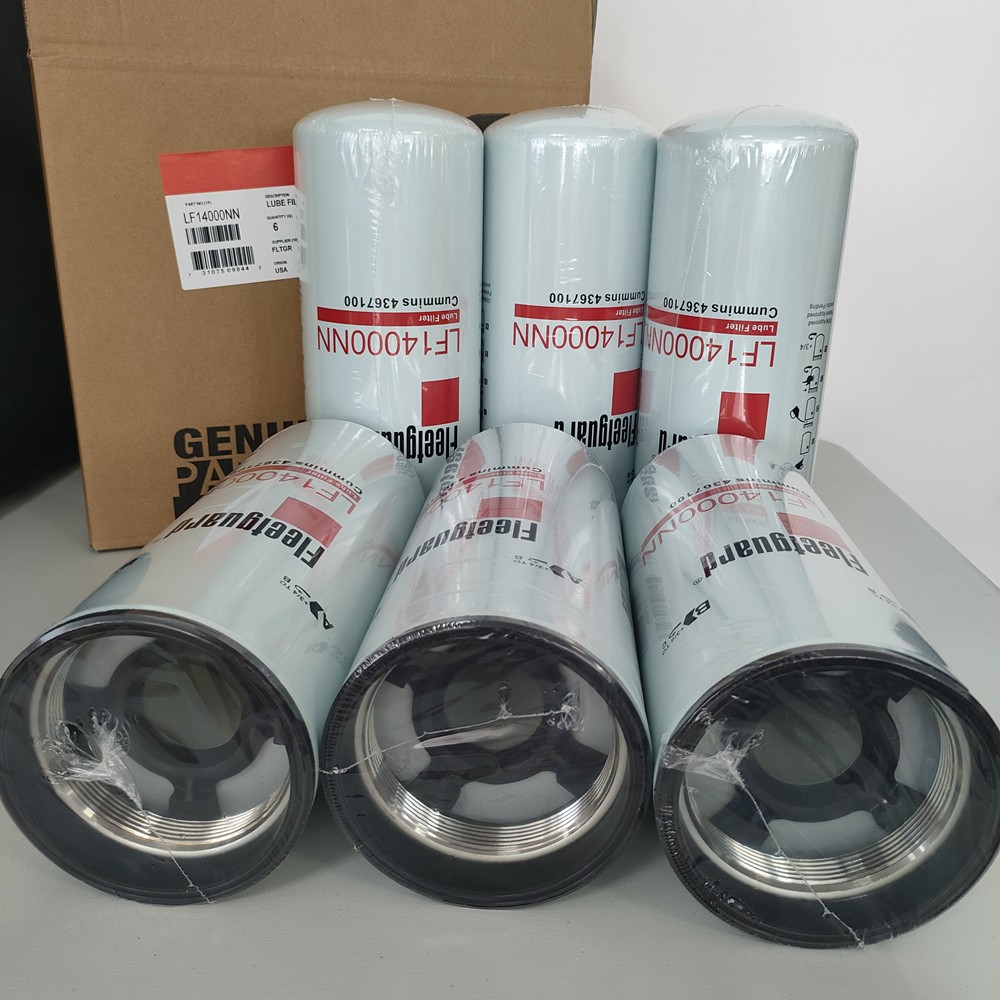 6 Pack Genuine Fleetguard LF14000NN Oil Filter Cummins ISX 4367100 Free Shipping
