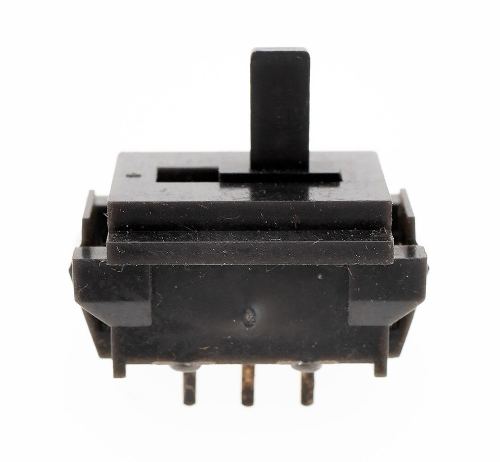 Futaba 2 Position Slide Switch SPDT, Red Translucent Back, PCB Mount, NOS