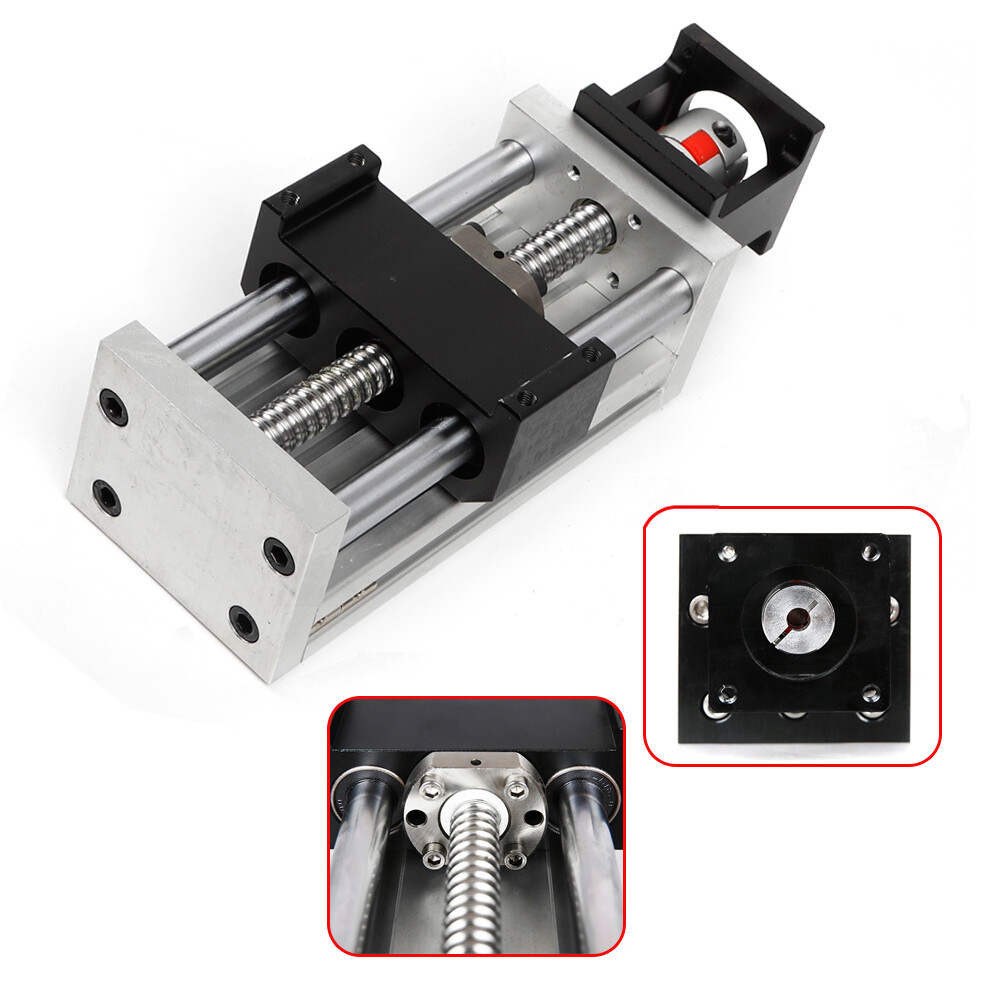 100mm Electric Sliding Table, 3.94in Sliding Table Linear Rail Guide