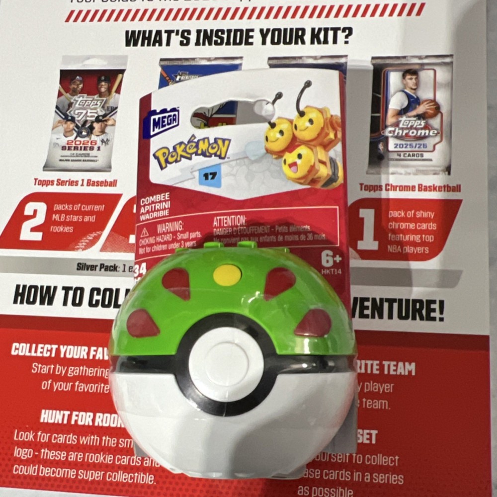 MEGA Pokémon Combee Interlocking Blocks Set 34 Pieces HKT14