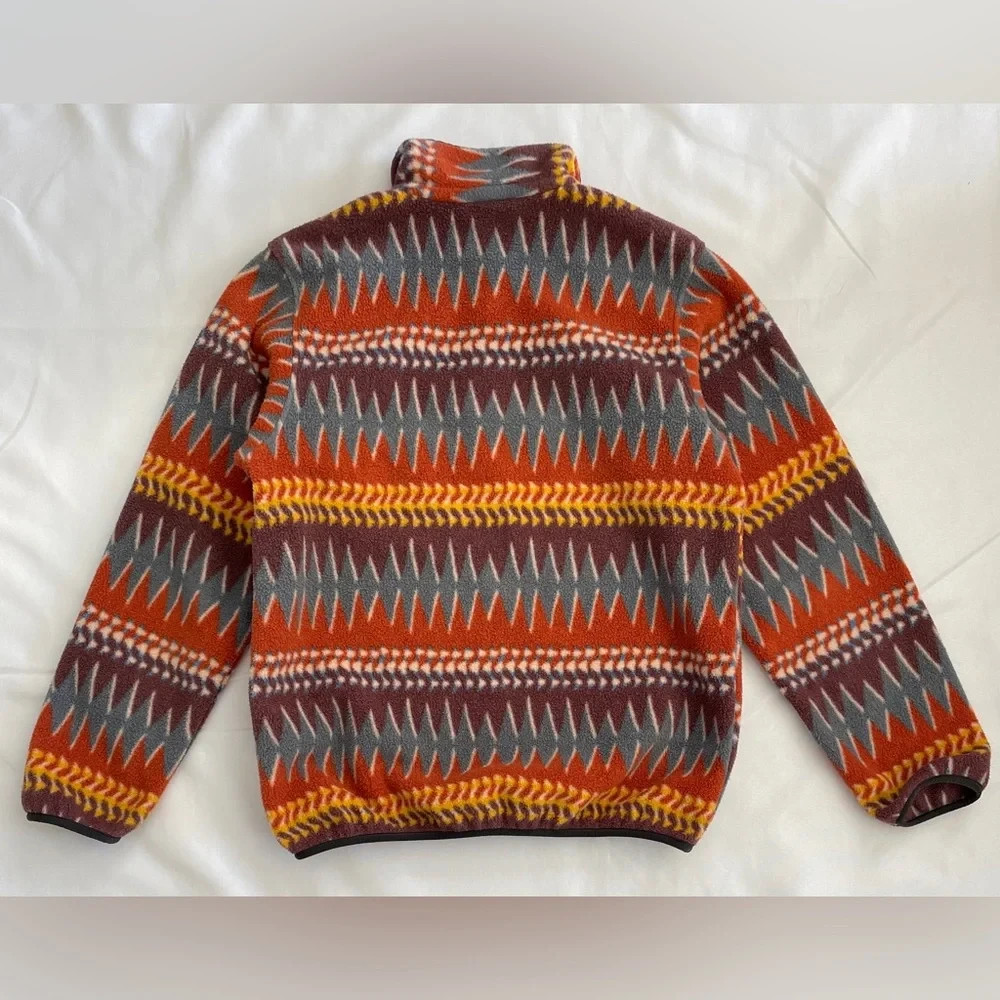 Patagonia Synchilla Pullover Laughing Waters Dark Ruby Women's Size S