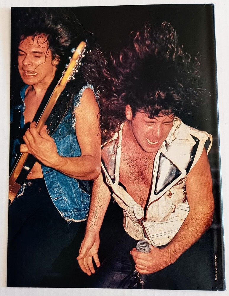 ARMORED SAINT~JOHN BUSH LIVE~ORIG 1988 POSTER~FULL PAGE MAGAZINE PINUP CLIPPING