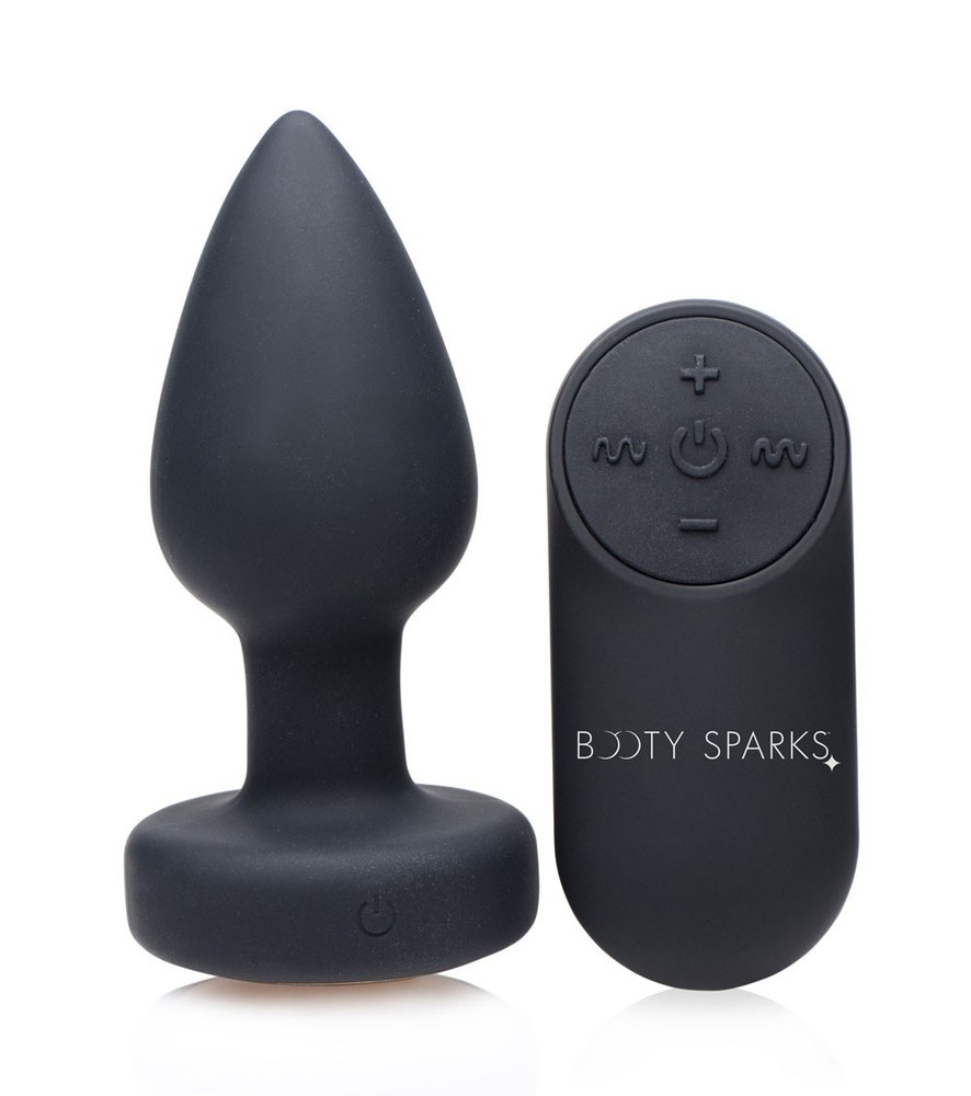 Remote Control Anal Butt Plug Vibrator Silicone 7 Modes Rechargeable