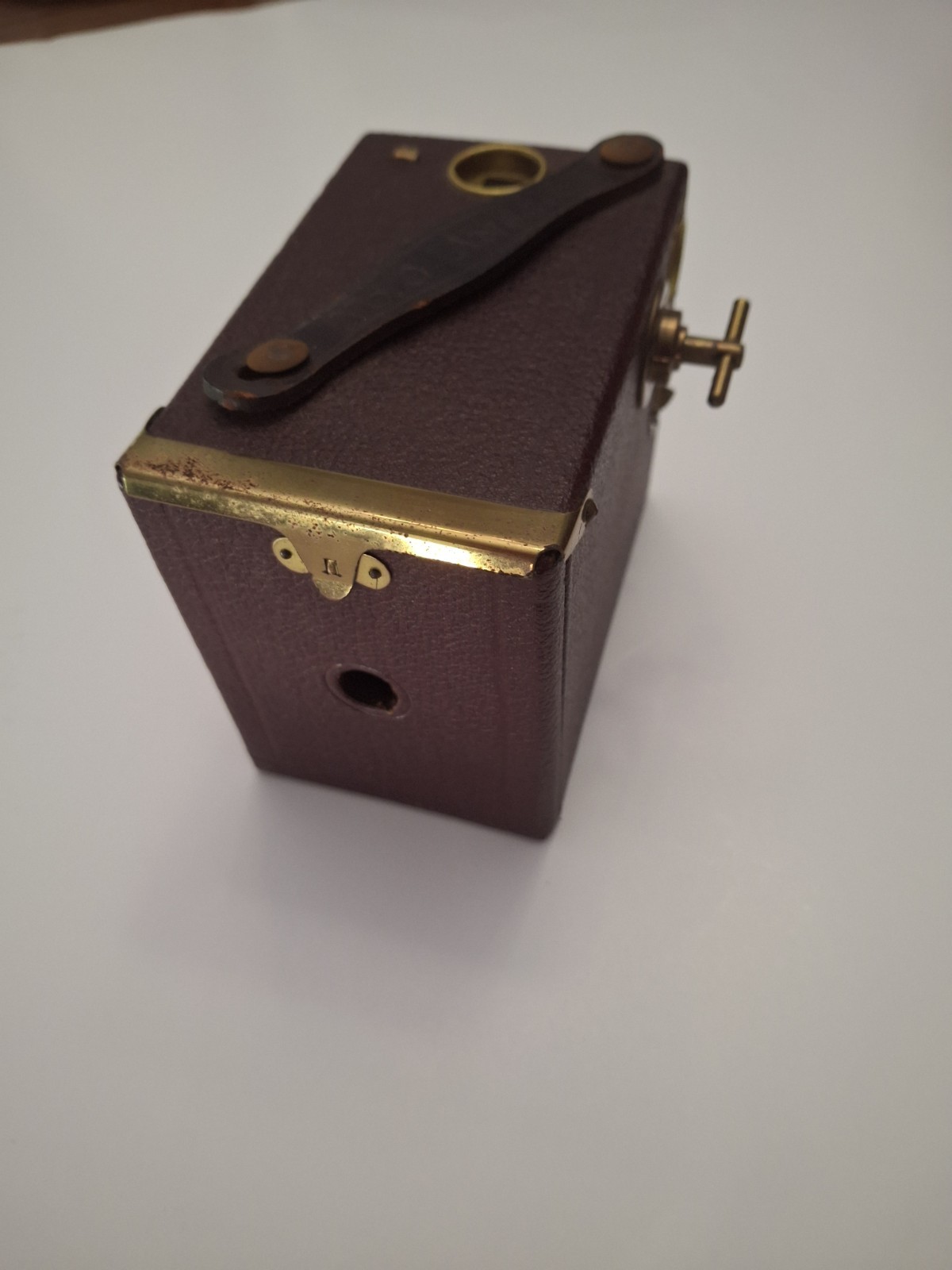 Antique Ansco No. 0 Buster Brown Special Box Camera With Original Box & Manual