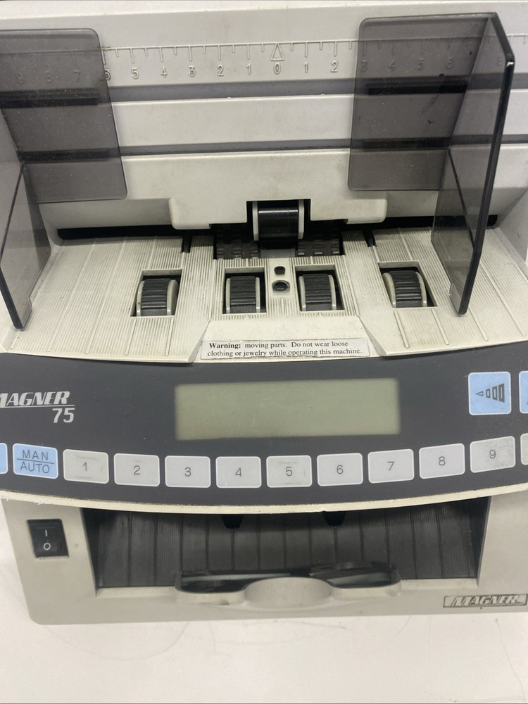 Magner 75 M Currency Counter Untested AS IS