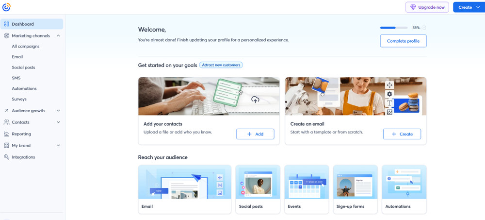 constantcontact Account with  $400 Credit