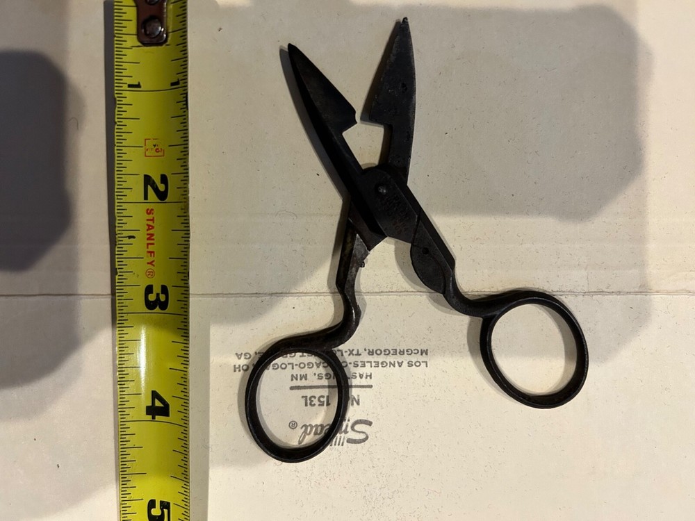 Vintage FA Koch & Co Button Hole Scissors