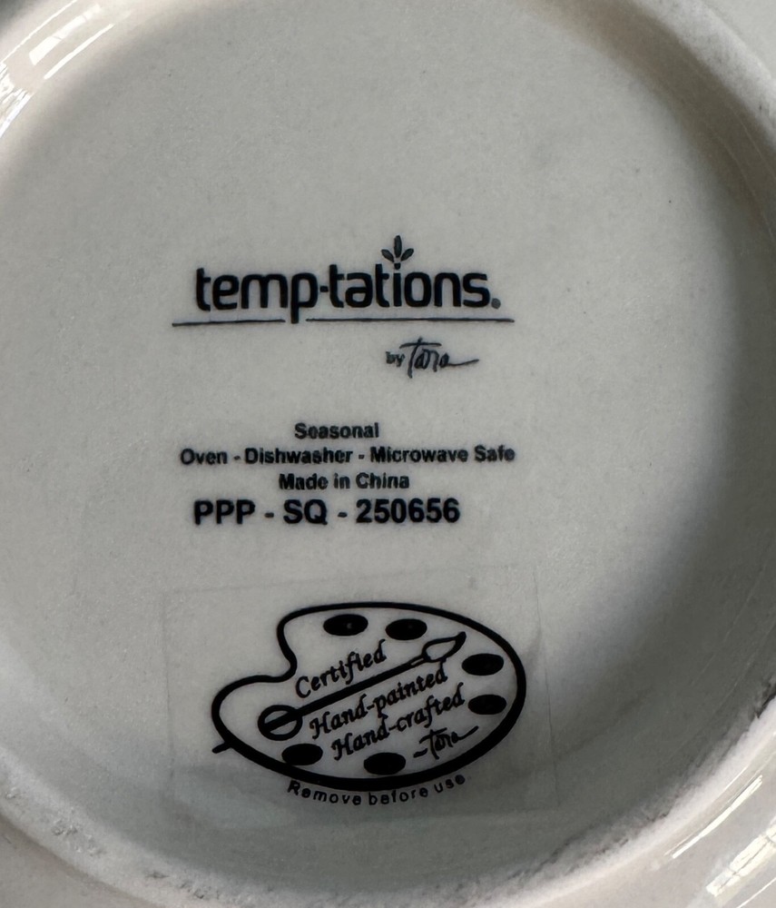 Temptations Easter Egg Hunt Chip Dip Plate Vegetable Cheese Serving Platter 11"