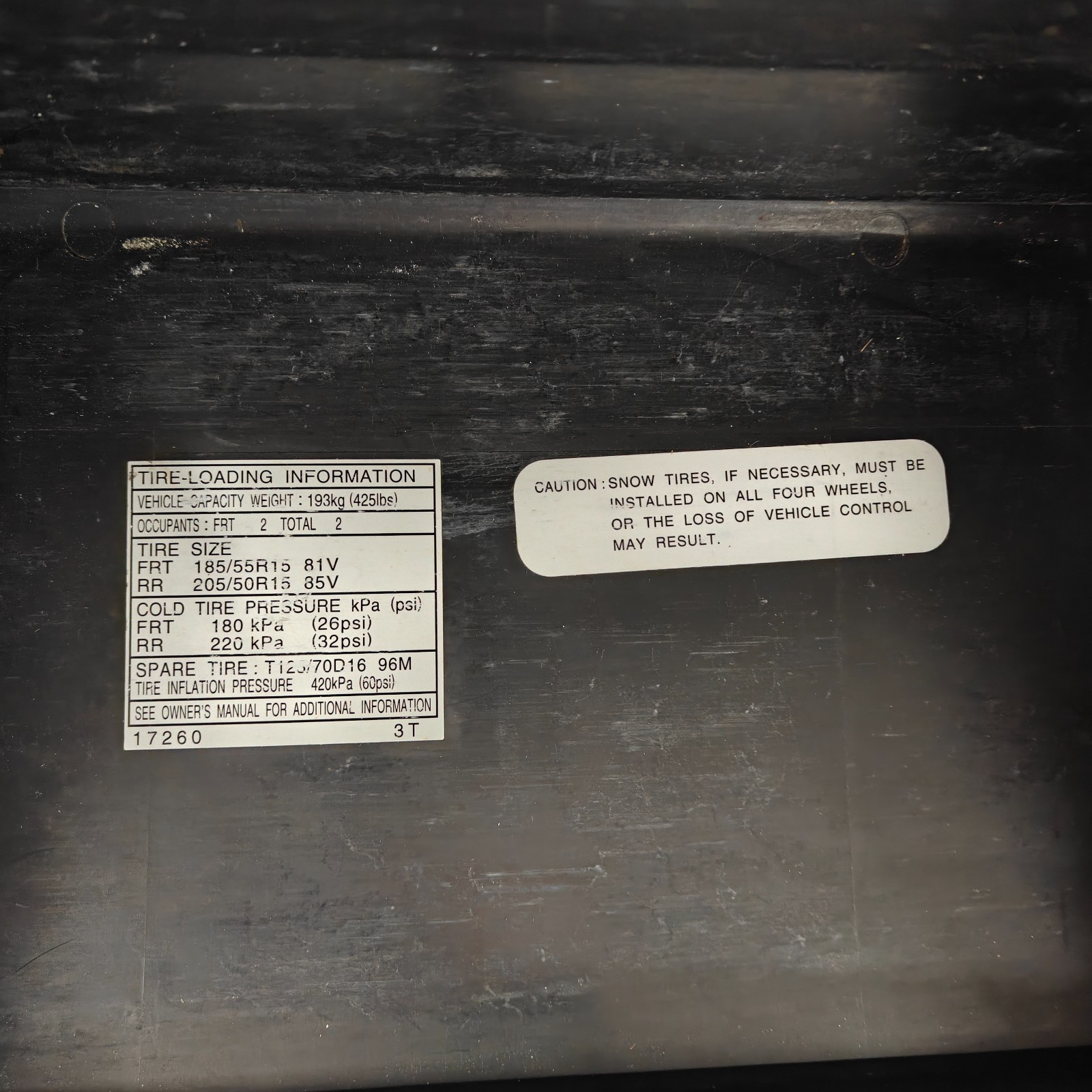 00-05 Toyota MR2 Spyder Dash Glove Box Compartment Storage OEM