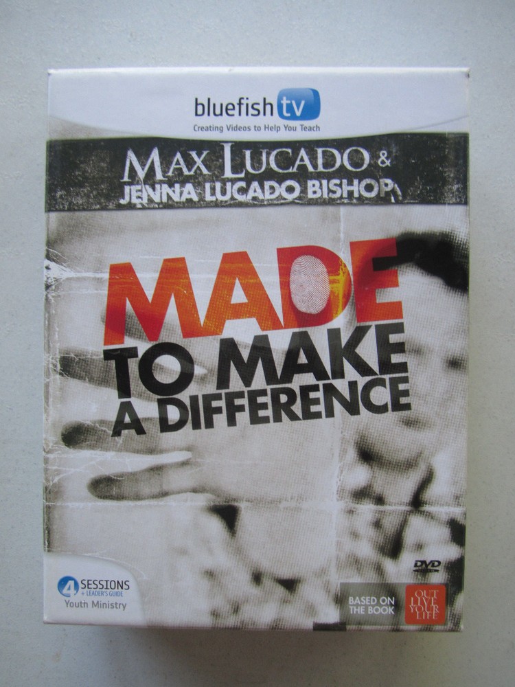 Bluefish TV Max & Jenna Lucado MADE TO MAKE A DIFFRENCE 4 DVD Set + Guide