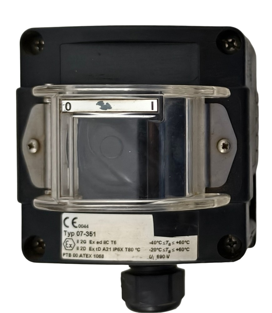 Inmetro Bartec 07-351 07-3511-10S92 2 Position Selector Latching Control Switch