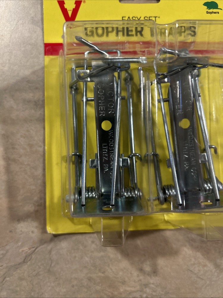 Victor 0611 Easy Set Gopher Trap Twin Pack