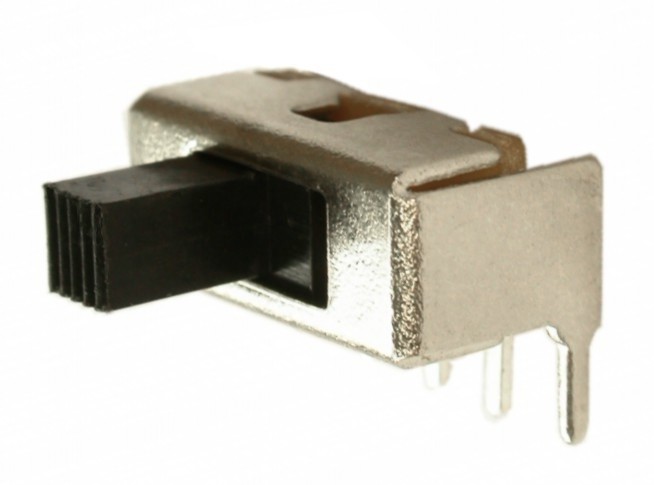 Standard slide switch, various Finishes, Horizontal Design