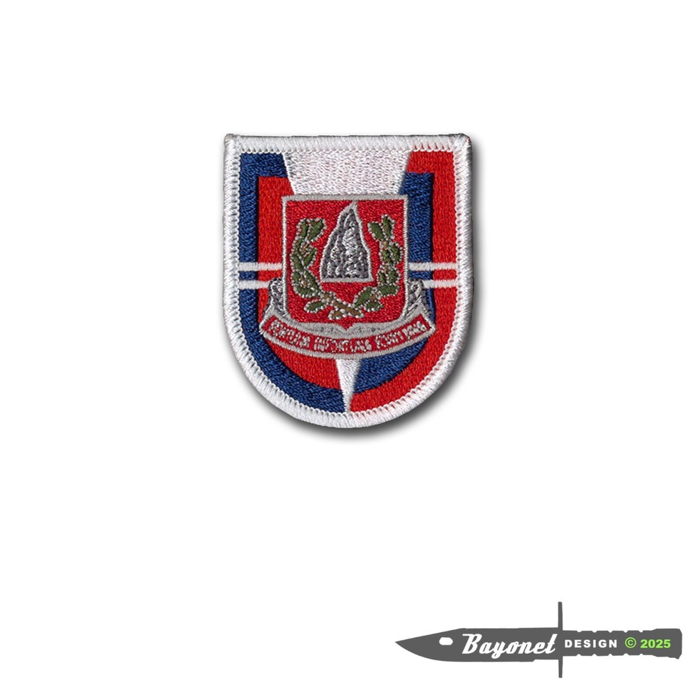 37th Engineer (A) Embroidered FLASH and Insignia Patch with a wax backing BRAGG