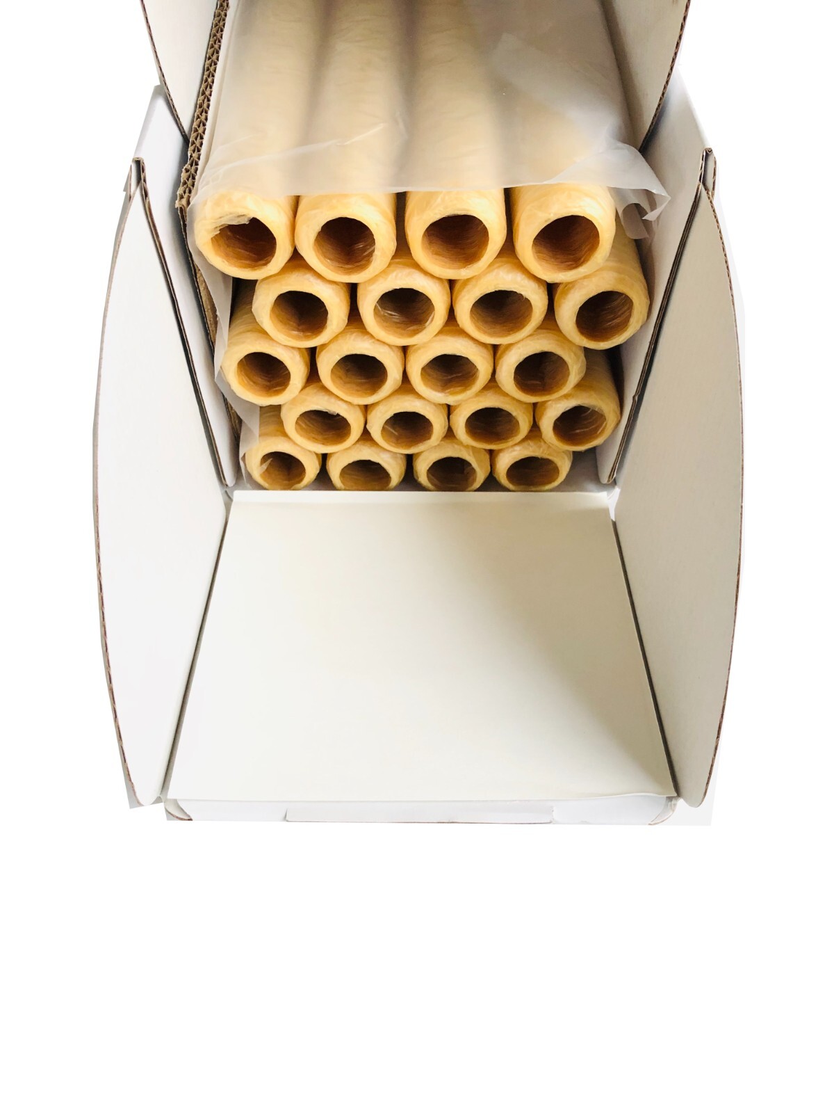 Collagen Casings Dry 28mm / 50ft for stuffing 324 Lb 1800 sausages 20 sticks