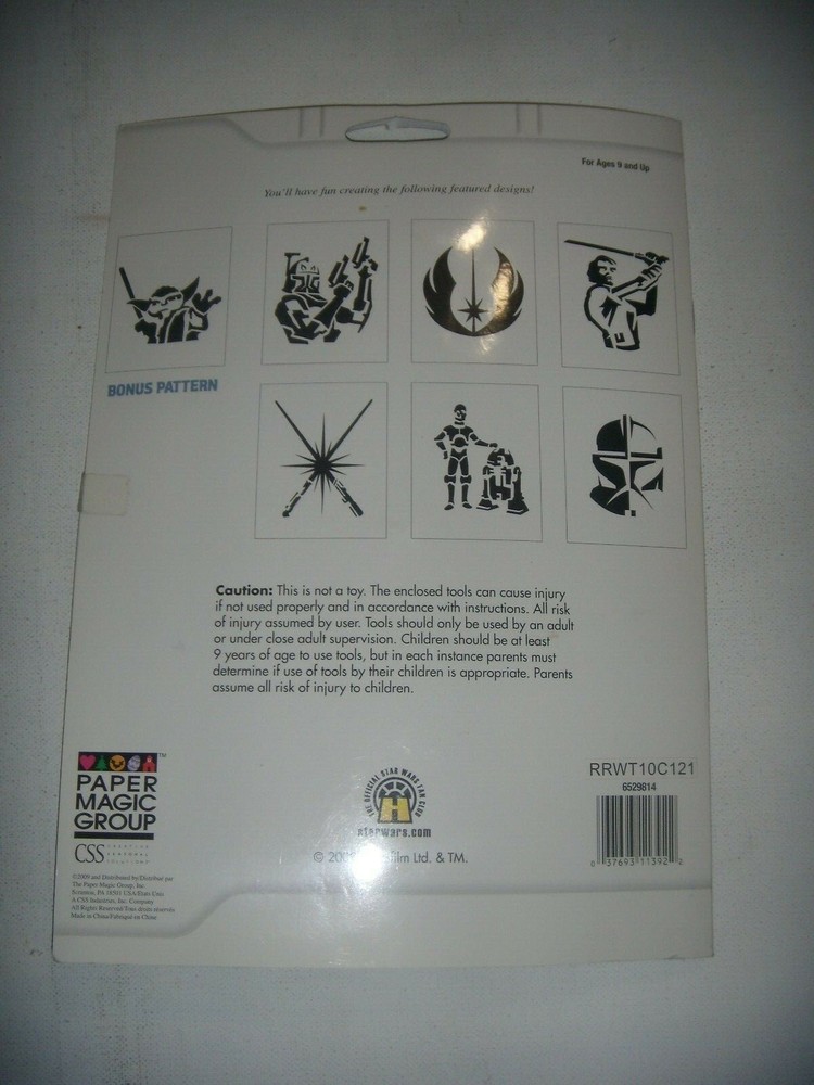 Star Wars Clone Wars Pumpkin Carving Kit. 7 Patterns.
