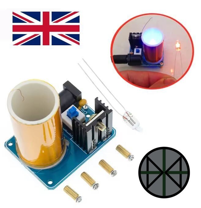 DIY Solder Practice Kit Mini Tesla Coil Electronic Soldering Project Teach BD243