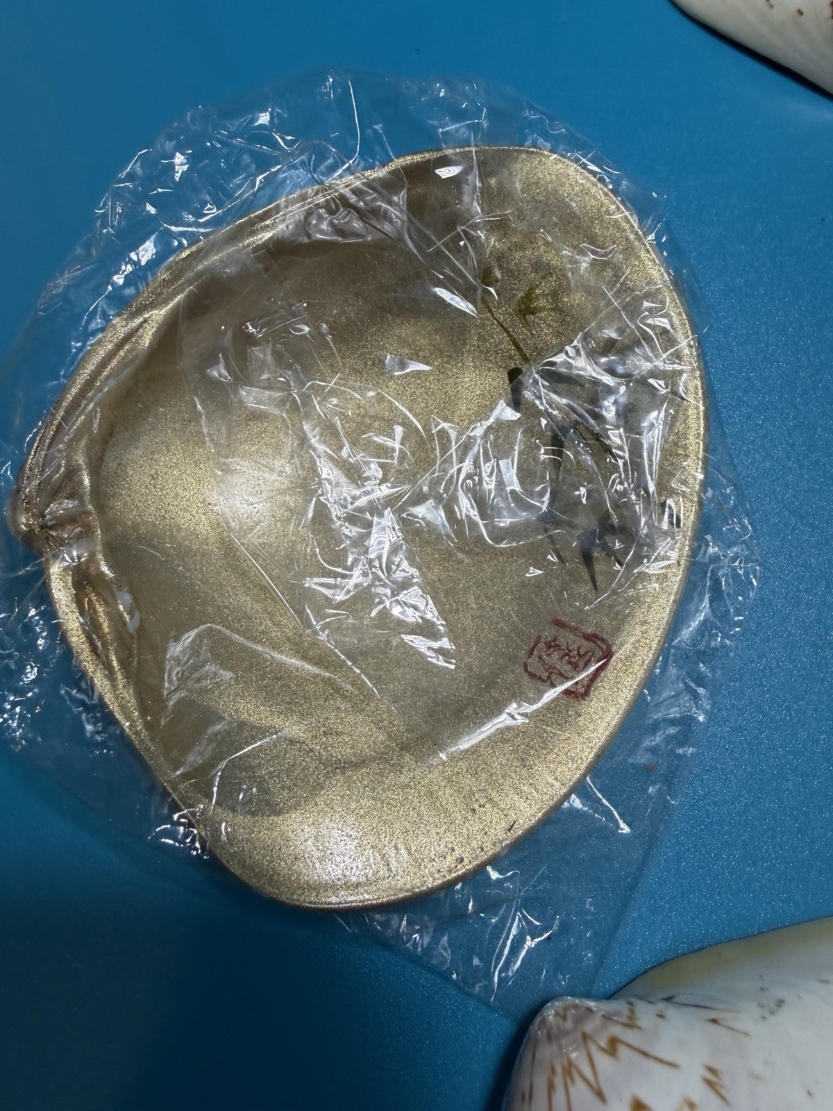 Meiji Period Real Natural Lacquered Seashells Lot Of 7