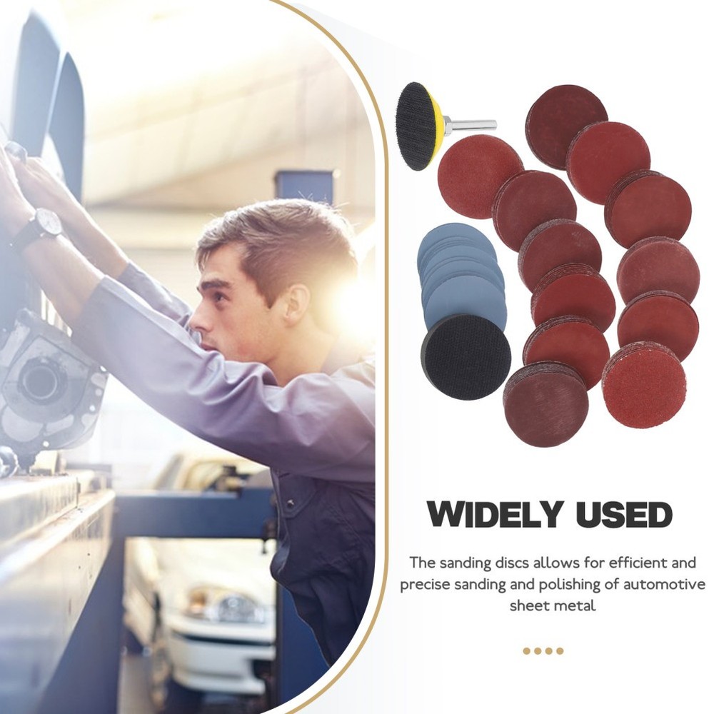 Sander Sandpaper Backing Pad Drill Attachment Circular Sanding Discs