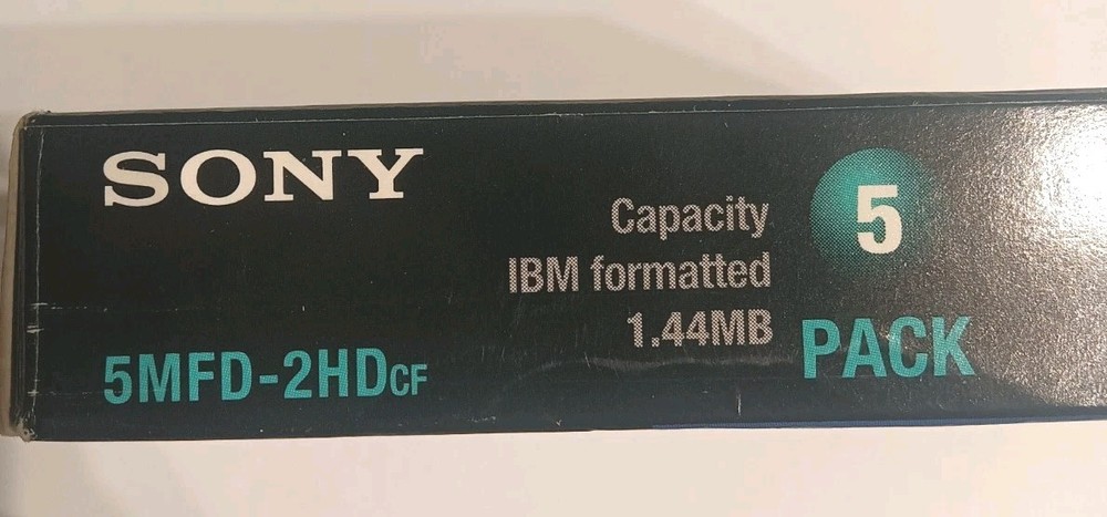 SONY Micro 3.5" Floppy Disc Double Sided IBM Formatted 5MFD-2HD High Density