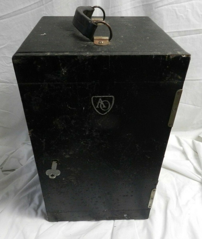 1946 SPENCER Buffalo Binocular Compound Scientific Microscope, Case, Lens, Man..