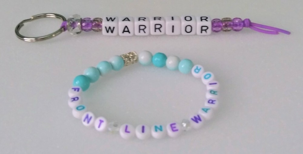 Front Line Warrior Bracelet and Key Ring-Unique