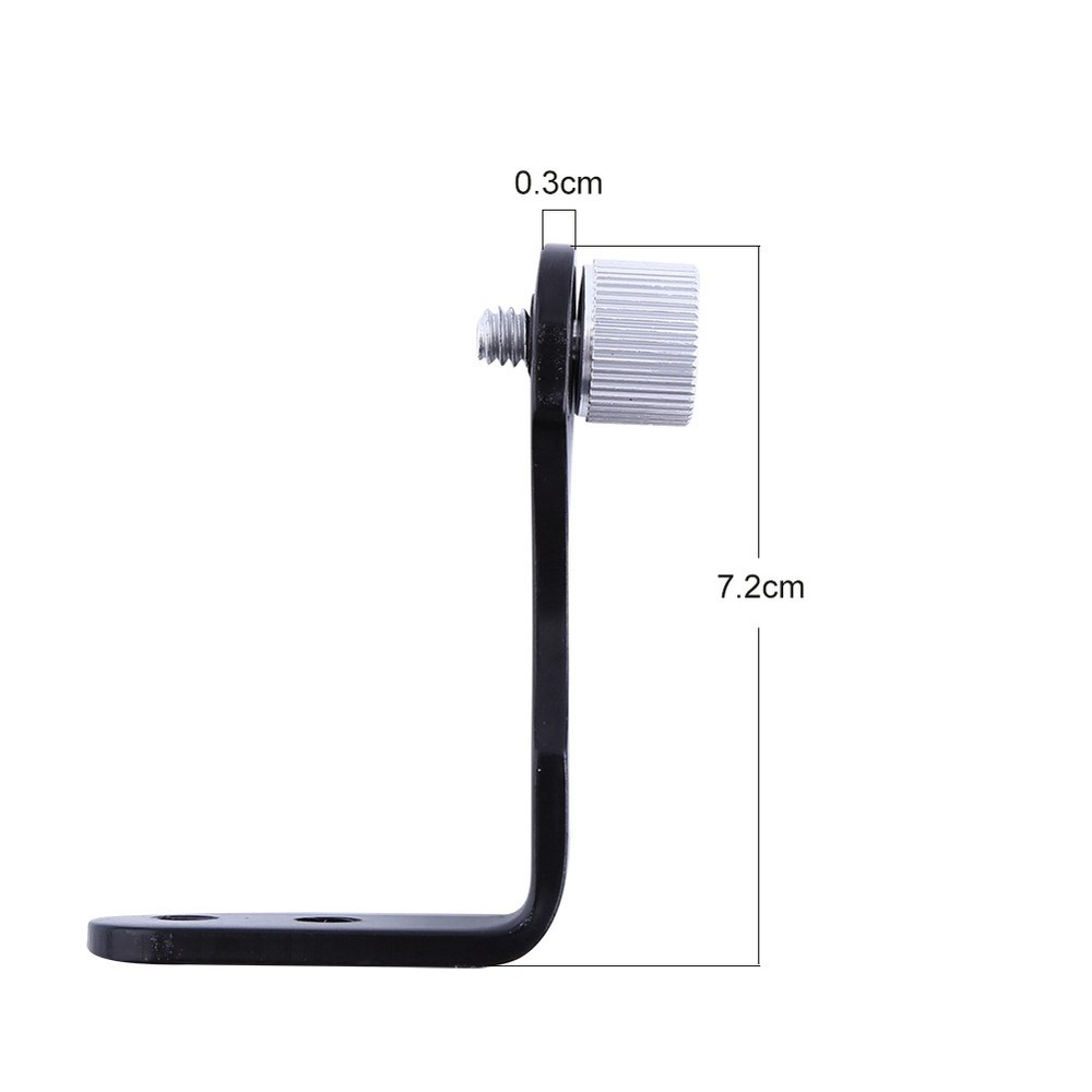 L Shape Metal Binocular Adapter Mount Tripods Bracket Adapter For