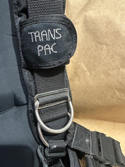 Little Used Dive Rite Trans Pac Harness ML