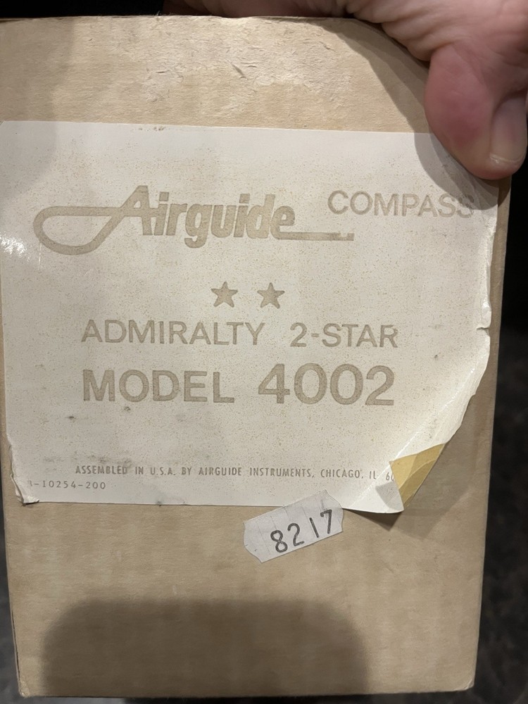 Airguide Compass Admiralty 2 Star Model 4002? Plastic (No Mounting Bracket)