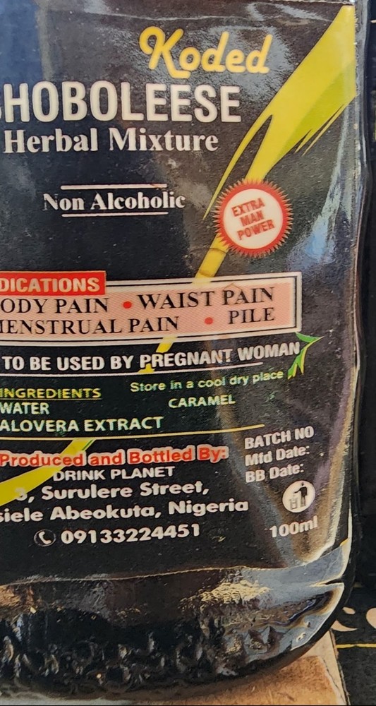 Sobolese Herbal Mixture drink 4bottles.