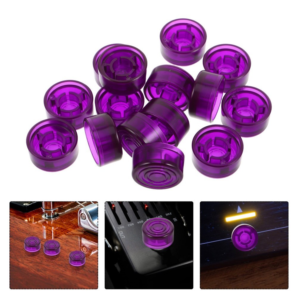 15pcs Guitar Pedal Knobs: Plastic Caps For Effects Pedal Knobs - Electric