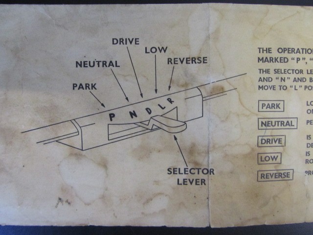 Jaguar Automatic Transmission Instructions Sleeve