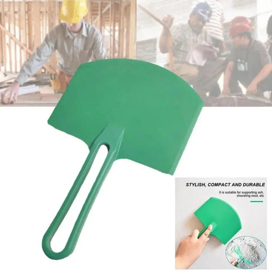 2pcs Curved Plastic Putty Knife Paint Scraper Spackle Drywall Patch Tool - NEW