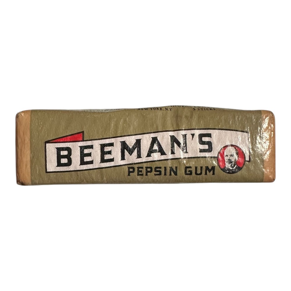1900s Beemans Pepsin Gum – Extremely Rare, Unopened Pack