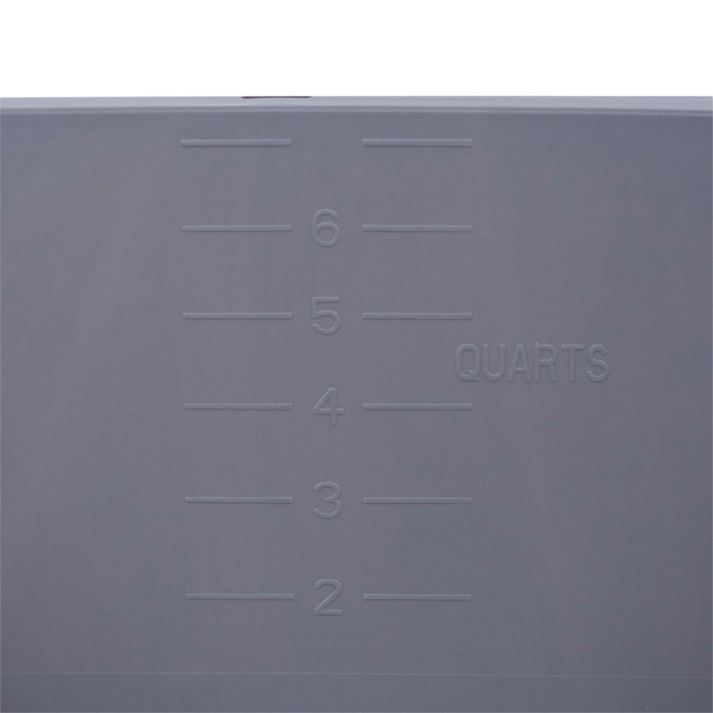 McKesson Wash Basin 8 Quart Polypropylene Graphite 25 Each 56-80342