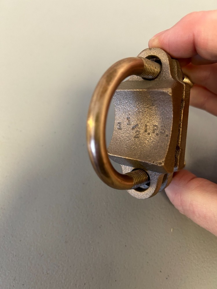 IIsco GU-8 CLAMP - COPPER, 2/0-4AWG, STRANDED, COPPER