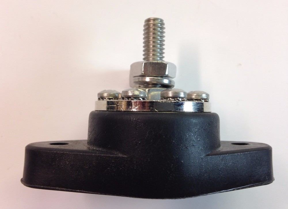 8 point power post junction block Negative distribution block stainless steel