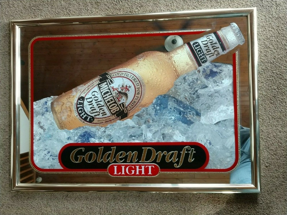 Michelob Golden Draft Light Beer Mirror