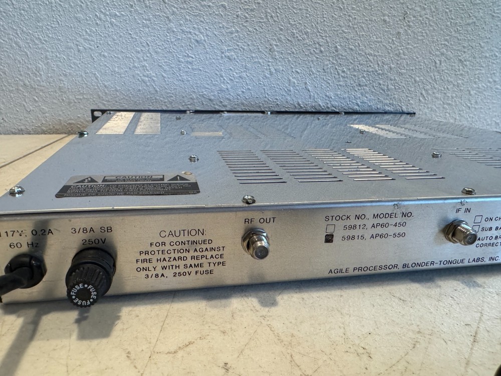 Blonder Tongue AP Series Agile Processor