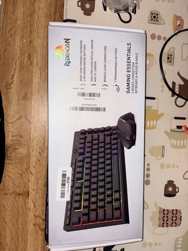 Red Dragon Gaming Keyboard and Mouse Set