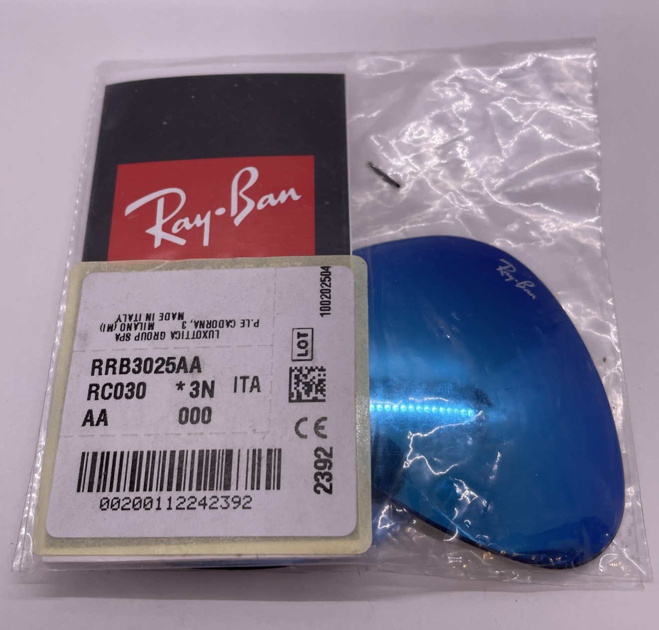 New Authentic RAY-BAN Sunglass Lens Replacements RB3025 Aviator Blue Mirror 55mm