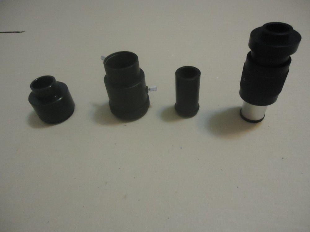 4 x New Quality assorted Microscope cameras adapters.
