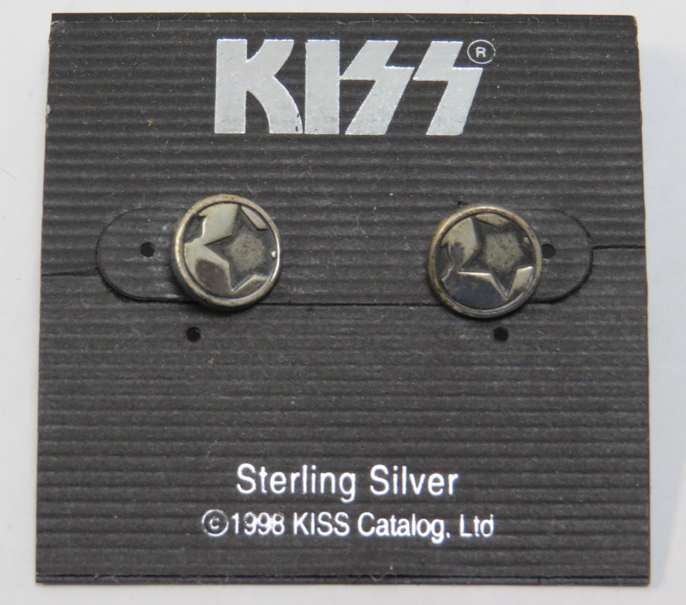 KISS PAUL STANLEY ICONS EAR RINGS OFFICIAL 1998