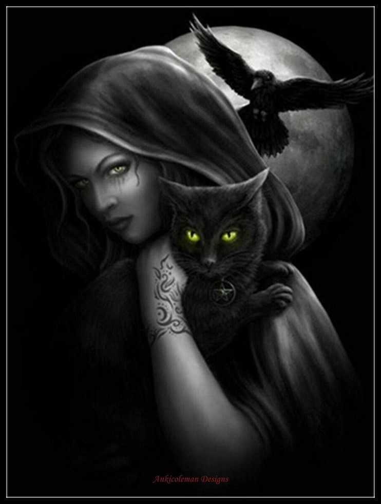 Midnight - DIY Chart Counted Cross Stitch Patterns Needlework Embroidery DMC